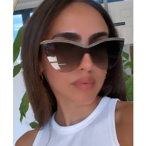 JIMMY CHOO キャットアイフレムクリッタサンクラス KRISTENS 06J Buy Jimmy Choo Kristen women's Sunglasses KRISTENS-006J-2S
